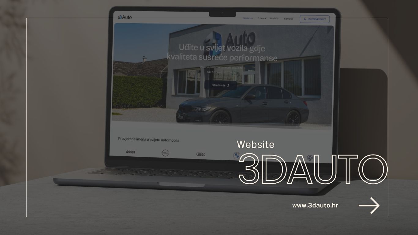 3DAuto Car Dealership Website