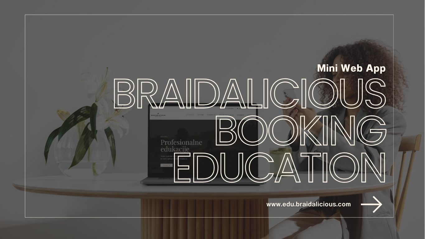 Braidalicious Education Booking Site